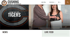 Desktop Screenshot of cushingtigers.com
